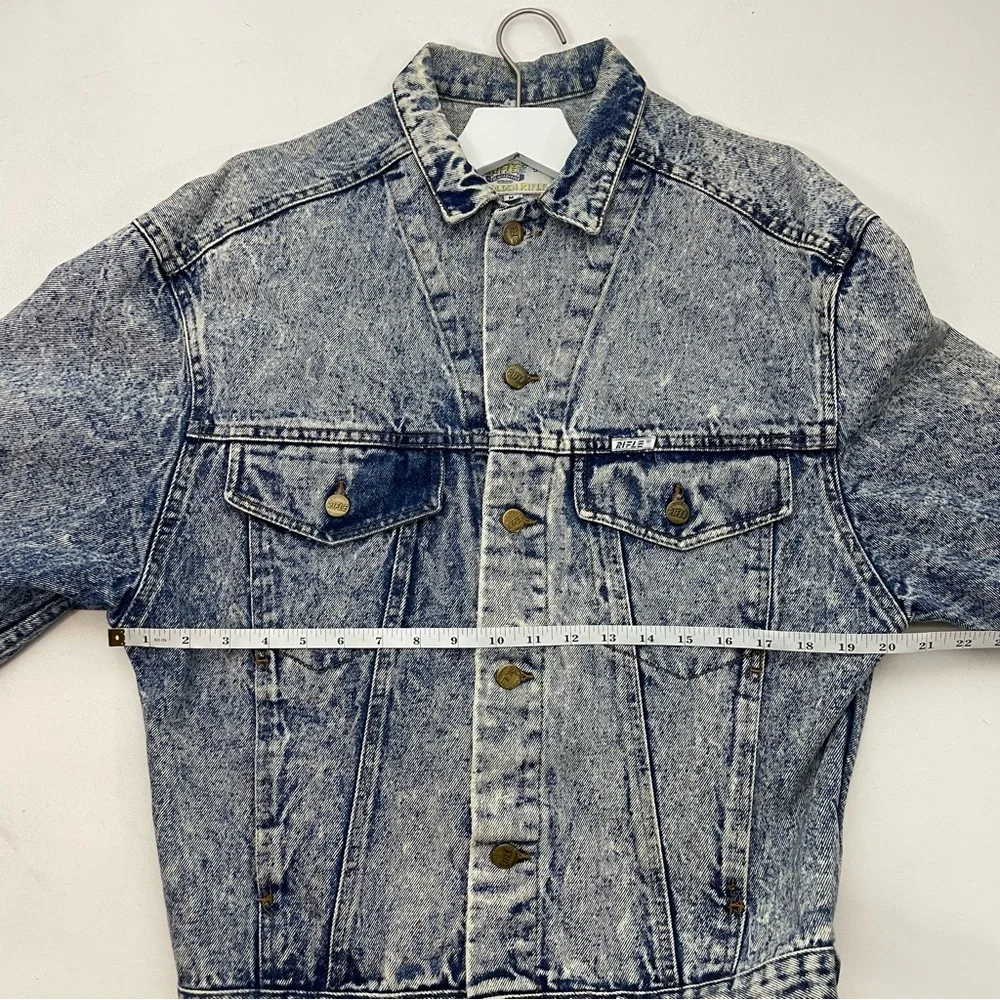 Vintage Barbie Denim Acid Wash Jean Jacket - Picture 5 of 6